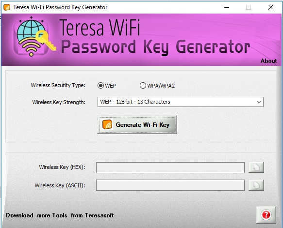 WiFi Password Key Generator